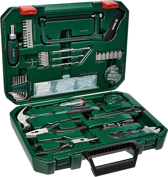 Bosch accessories Set and Hand Tools - 108 Pieces